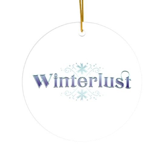 Winterlust Purple Ceramic Ornaments