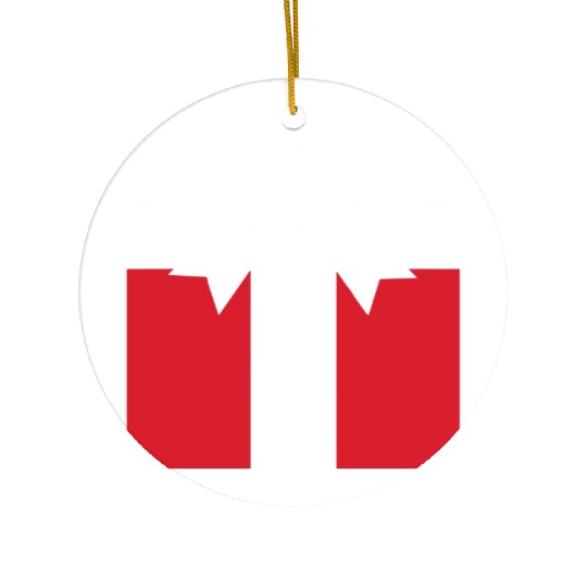 Gift box of joy Ceramic Ornaments