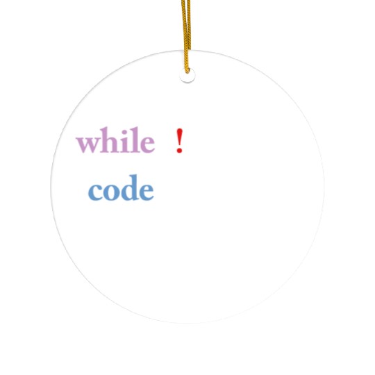 Programming Code Computer Science Funny Programmer Ceramic Ornaments