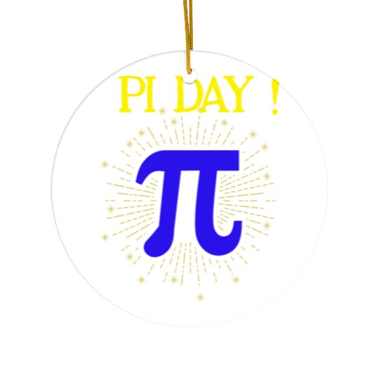 3.14 Math Teacher Pi National Day Ceramic Ornaments Geek Nerd