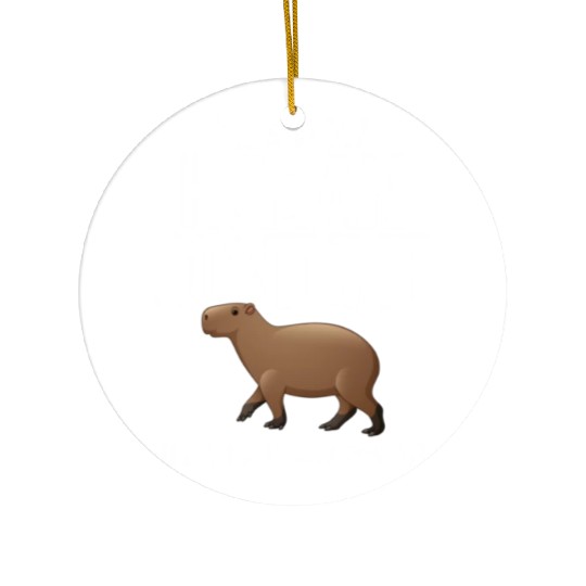 Funny Capybara Lover Cute Ceramic Ornaments