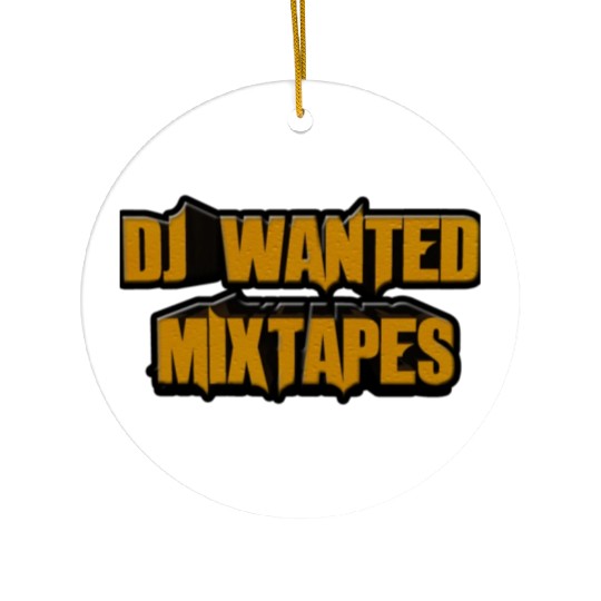 Popular Youtube Mixtape Dj Logo Ceramic Ornaments