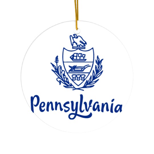 Show off your colors Pennsylvania Ceramic Ornaments