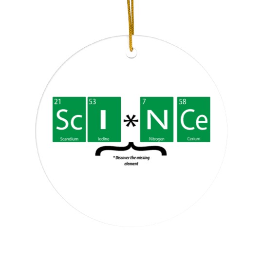Science Ceramic Ornaments