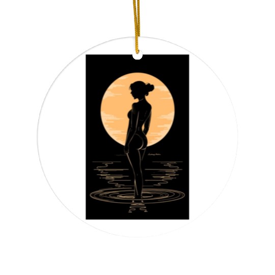 Elegance Redefined: Black and Gold Collection Ceramic Ornaments