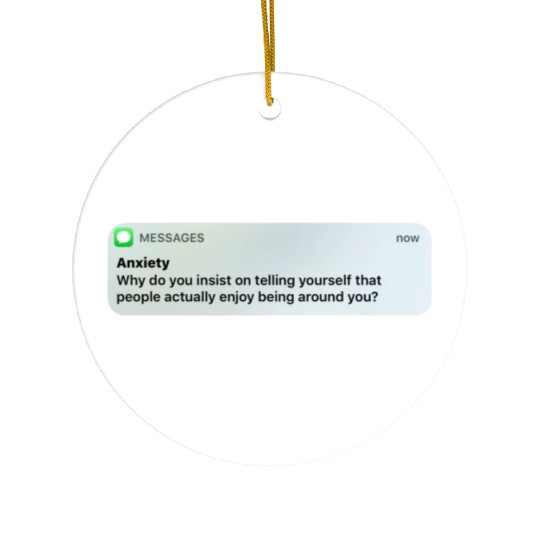 Anxiety Ceramic Ornaments