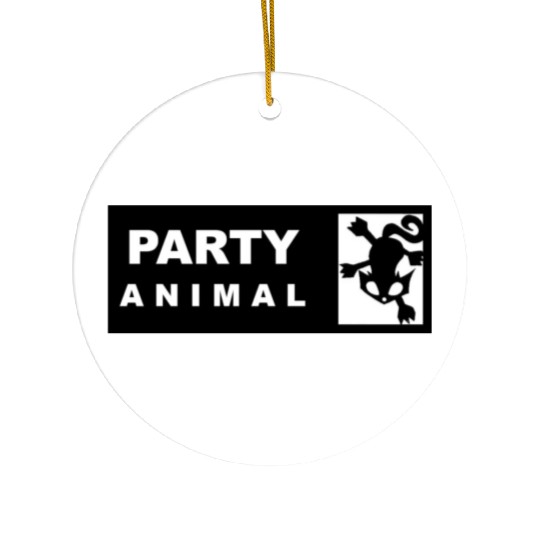 Party Animal 2 Ceramic Ornaments