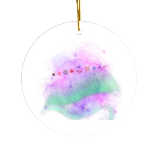 Music Space Cat Ceramic Ornaments