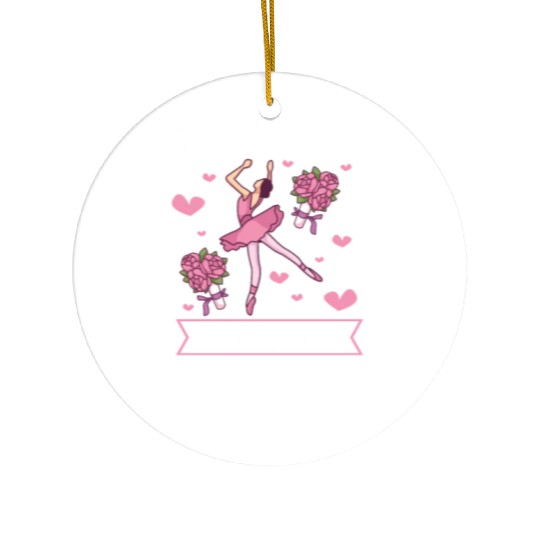 Ballet Ballerina Dance Dancer Dancing Ballet Gift Ceramic Ornaments