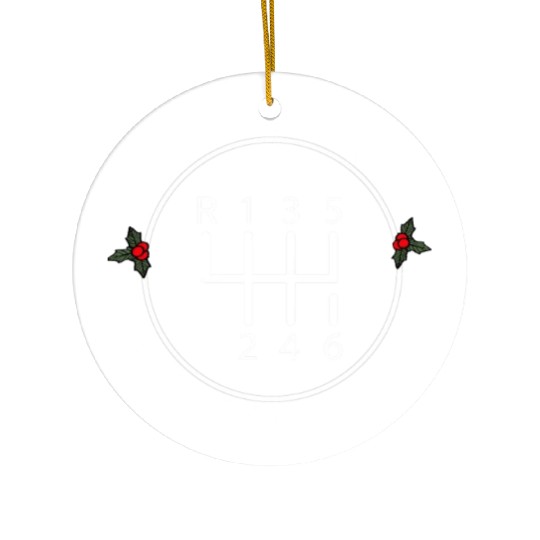 Racing Mechanic Manual Christmas Car love Ceramic Ornaments