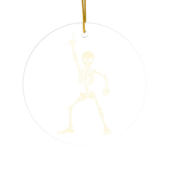 Dancing skeleton Ceramic Ornaments