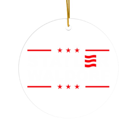 Statler and Waldorf Ceramic Ornaments