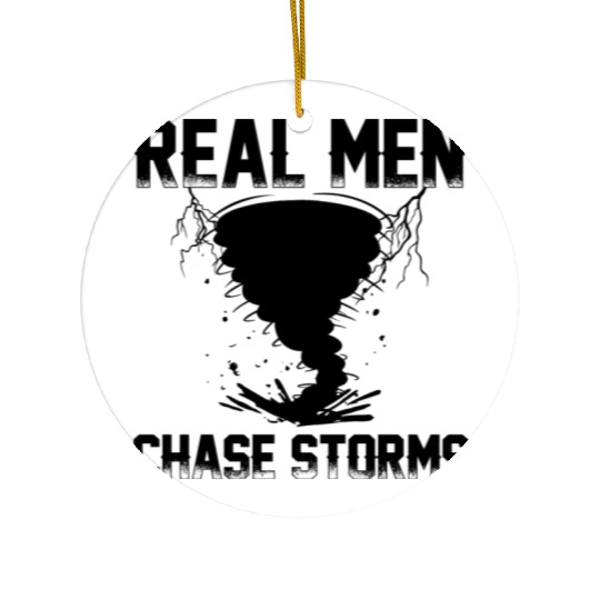 Storm Chaser Gifts | Severe Weather Storm Hunter Ceramic Ornaments