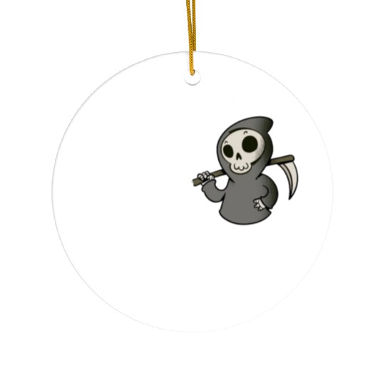 Grim Reaper Funny, Professional With People Ceramic Ornaments