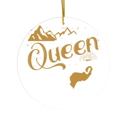 Rock Climbing Queen Ceramic Ornaments