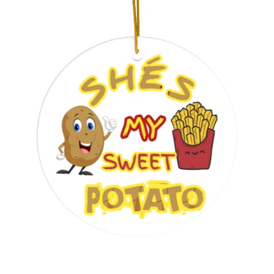 shés my sweet potato Ceramic Ornaments