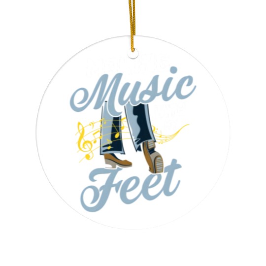 Making Music With My Feet Tap Dance Tap Dancer Ceramic Ornaments