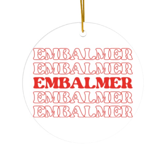 Embalmer Mortician Funeral Director Undertake Ceramic Ornaments
