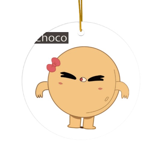 Angry Pancake Ceramic Ornaments