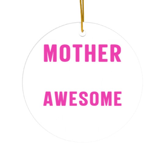 Mothers day mom son-in-law Ceramic Ornaments