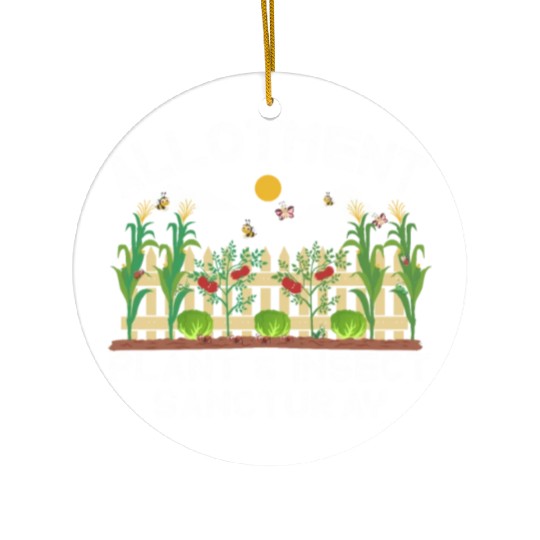 Alotment plant& insect sanctuary Ceramic Ornaments