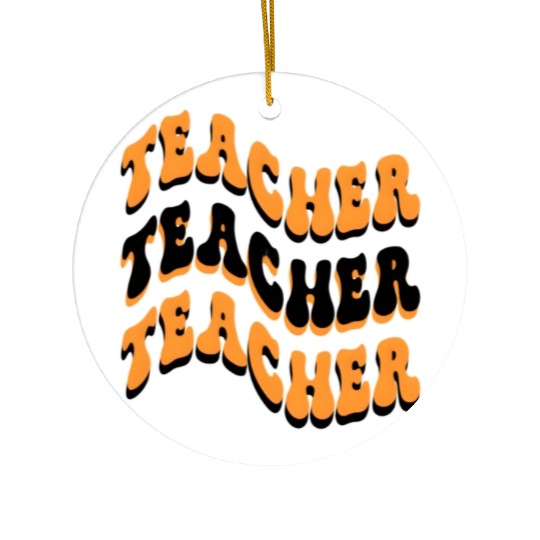Teacher Best Teacher Ever Teacher Back To School Ceramic Ornaments