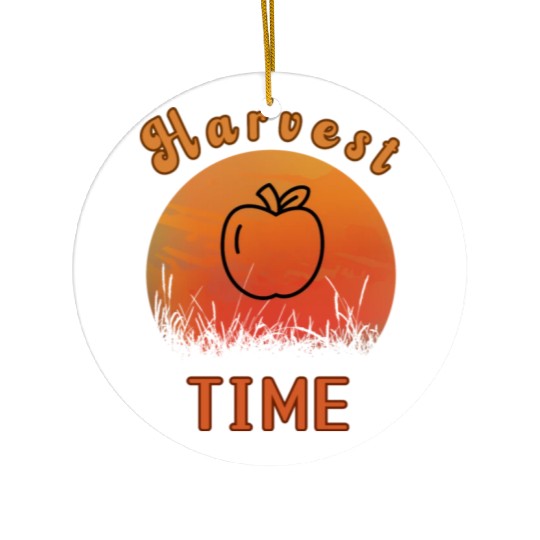 Harvest Time Ceramic Ornaments