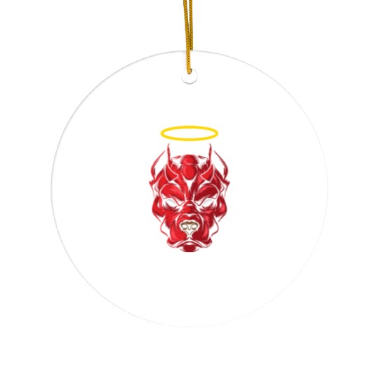 Devil Cane Corso Dog Ceramic Ornaments