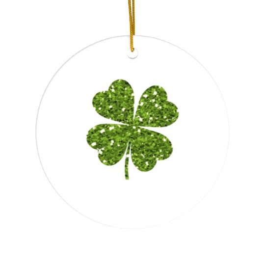 Dibs On The Redhead St Patrick's Day Shamrock Ceramic Ornaments