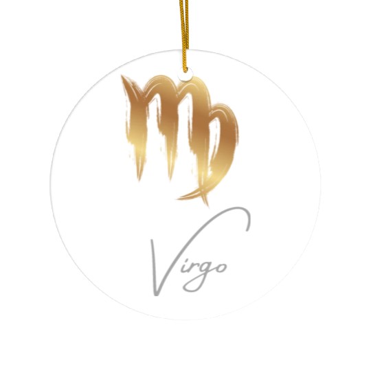 Virgo zodiac sign Ceramic Ornaments