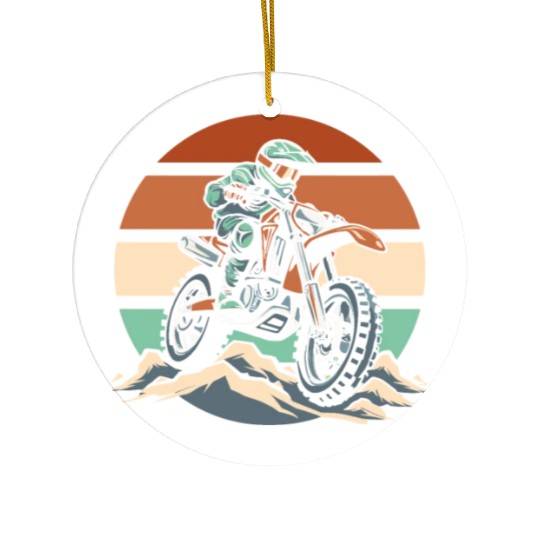 Dirt Bike Mx Motocross Supermoto Ceramic Ornaments