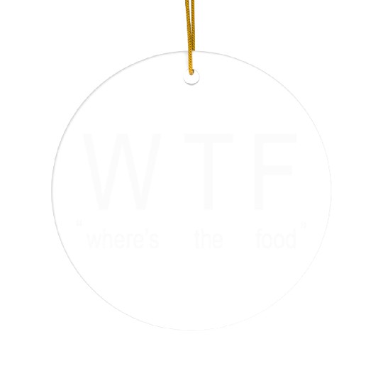 wtf Ceramic Ornaments