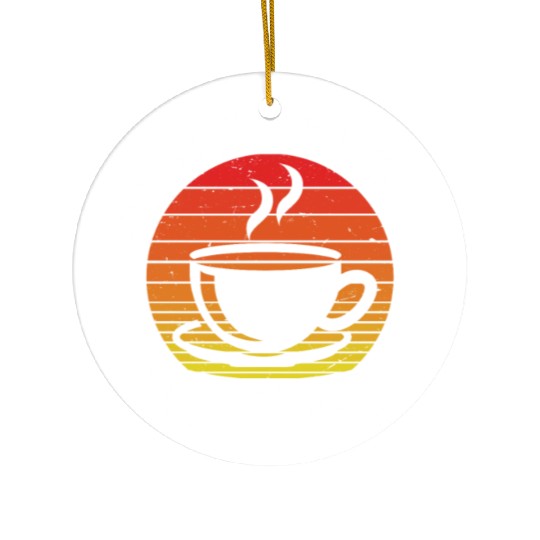 Caffeine Is My Drug of Choice Ceramic Ornaments