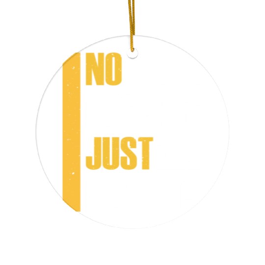 No Regrets Just Results distress grunge typography Ceramic Ornaments