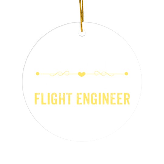 Wake Up Smarter Sleep With A FLIGHT ENGINEER Ceramic Ornaments