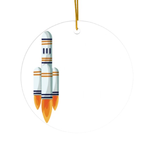 Rocket Science is My Jam Funny Science Astronomy Ceramic Ornaments