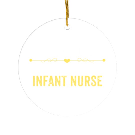 Wake Up Smarter Sleep With An INFANT NURSE Ceramic Ornaments