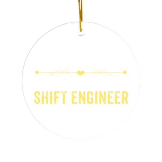 Wake Up Smarter Sleep With A SHIFT ENGINEER Ceramic Ornaments