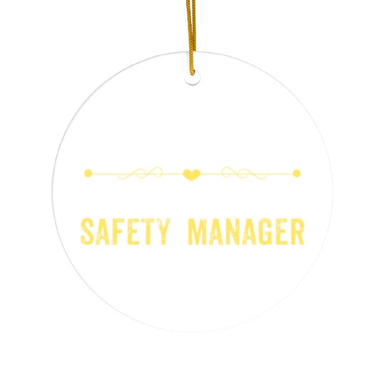 Wake Up Smarter Sleep With A SAFETY MANAGER Ceramic Ornaments