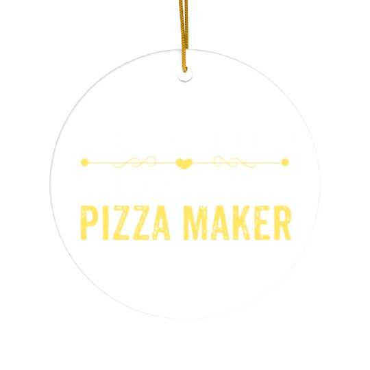 Wake Up Smarter Sleep With A PIZZA MAKER Ceramic Ornaments
