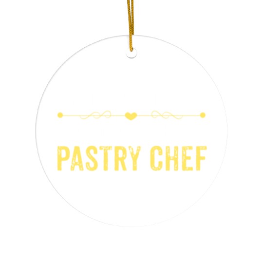 Wake Up Smarter Sleep With A PASTRY CHEF Ceramic Ornaments