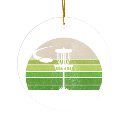 Ultimate Frisbee Disc Golf Ceramic Ornaments