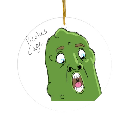 Picolas Cage Ceramic Ornaments