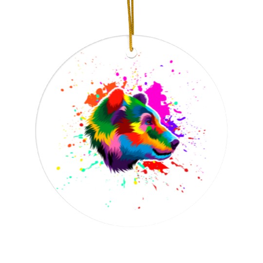 Don't Poke The Bear Ceramic Ornaments