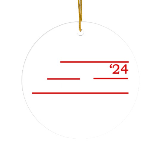 Biscuit and Honey Sauce 2024 Election Ceramic Ornaments