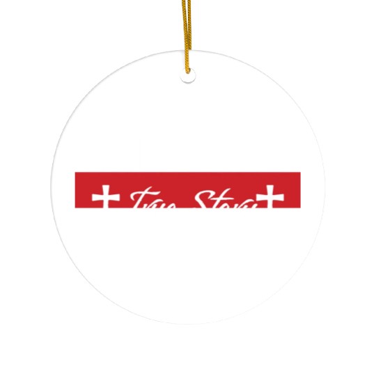 John 3:16 True Story Love Jesus Christian Ceramic Ornaments