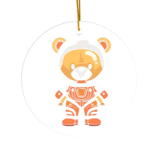 Teddy Bear Astronaut Childish or Child Like Gift Ceramic Ornaments
