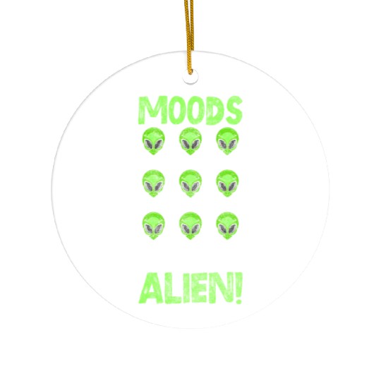 Alien Space Earthling Mars Ceramic Ornaments