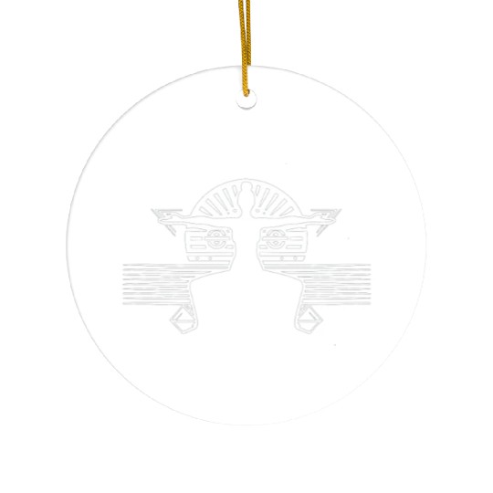 Labrador Retriever Face Ceramic Ornaments