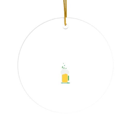 Saint Patricks Day Ceramic Ornaments - Shamrock n Roll On St P